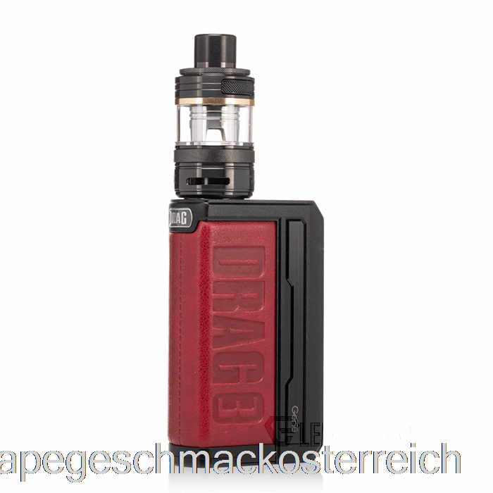 Voopoo Drag 3 177w Starter Kit [tpp-x] Schwarz-roter Vape-Geschmack